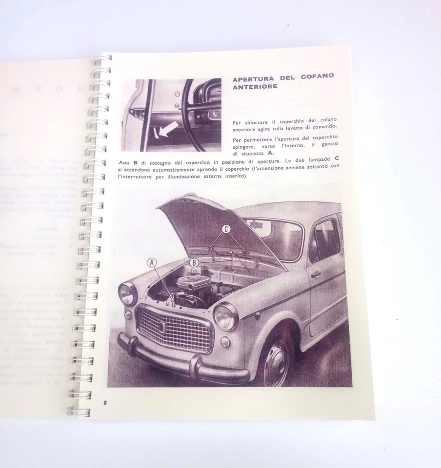 Fiat 1100 Export Speciale - Manuale Uso e Manutenzione - 13a Edizione - XI 1961 - Immagine 2 di 4