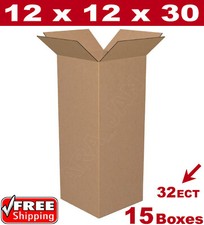 15 - 12x12x30 Cardboard Boxes Mailing Packing Shipping Box Corrugated Carton
