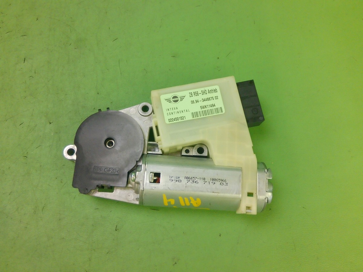 2015 MINI COOPER SUNROOF MOONROOF MOTOR OEM 3448675 OEM | eBay