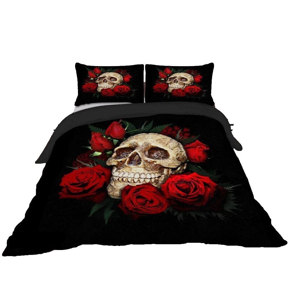 骷髅头大号床上用品