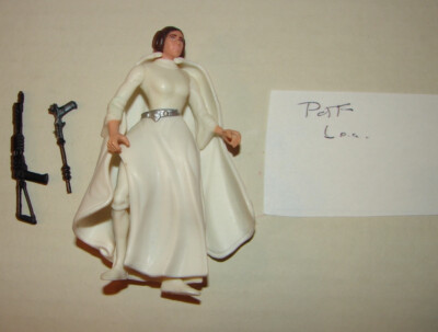 Star Wars POTF  Princess Leia ANH white gown belt var 1995 clean complete 923