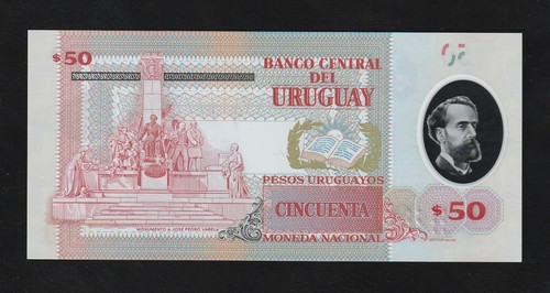 Uruguay, 50 Pesos Uruguayos, 2020, P-New, Polymer, A-Serie UNC - Picture 2 of 2