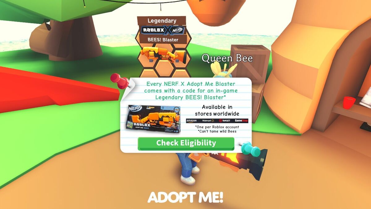 Nerf Roblox Adopt Me! BEES! Lever Action Blaster