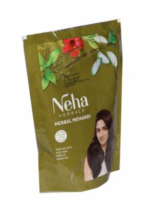 Neha Henna Mehndi Powder, 13 Herbs Blend, Herbal Hair Dye Color, 500 gm/1lb Pack