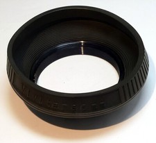 Vivitar 55mm Rubber Lens Hood Shade - poor condition rubber rigid from age