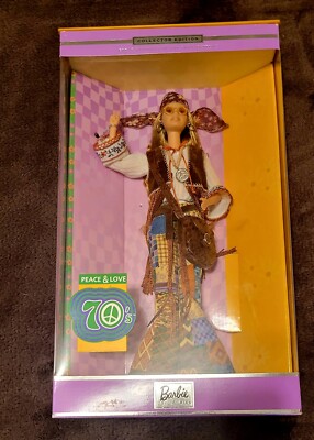 Mint Condition''Peace & Love 70s'' Barbie Doll 2000 NRFB NR