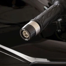 R&G Racing Black Bar End Sliders For 2021-2024 Suzuki Hayabusa 25th AE BE0166BK