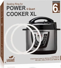 Original Sealing Ring for 6 Qt Power Pressure Cooker XL 6 Quart Replacement Sili