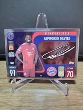 2021-22 UEFA Champions League #443 Alphonso Davies Signature Style