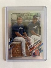 Motor City Mashers 2021 Topps Series 1 Rainbow Foil Parallel Detroit Tigers Card