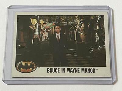 Batman  Bruce in Wayne Manor 23  DC / Topps 1989  NM 7.0 +  Nice and Glossy