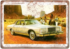 Vintage 1977 Ford Ltd 4 Ad Retro Look Metal Sign A5885 Vintage 1977 Ford Ltd 4 Ad Retro Look Metal Sign A5885