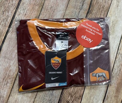 美品 希少 NIKE ASローマ 2014年 襟付き ユニフォーム Mサイズ Nike AS Roma Rare 2014 Jersey Camiseta Shirt Maillot Maglia Trikot