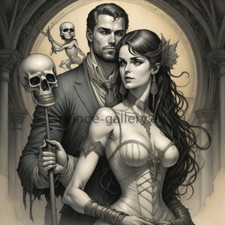 "The Dead Hands of London" art print from a series limited edition of 10 pieces