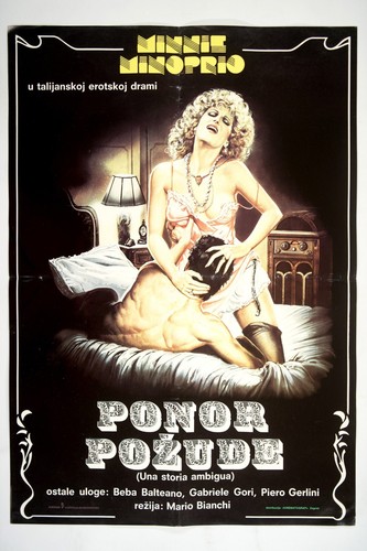 UNA STORIA AMBIGUA AN AMBIGUOUS STORY Orig YU movie poster 1986 MINNIE MINOPRIO