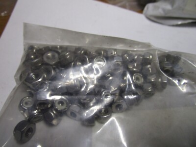 #8-32 Grade 316 NM Stainless Steel Nylon Insert Lock Nut QTY 100