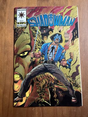 Shadowman #0 April 1992 - Foil wraparound cover - Valiant Comics VGC -  