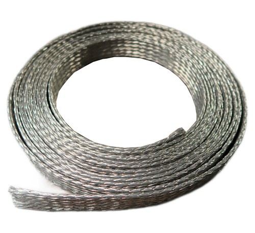 FLEXO® COPPER - Kupfer-Geflechtschlauch als EMV Schutz und Erdungsband