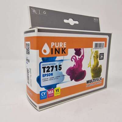 3 Pure Ink Patronen ersetzen Epson T2715 Wecker WF 3620 3640 7110 7210 7610 DWF