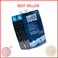 Sawyer Products Squeezable Pouches for Squeeze Water Filtration System