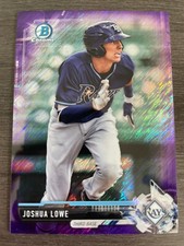 2017 Bowman Chrome Prospects Josh Lowe #BCP176 Purple Shimmer Refractor