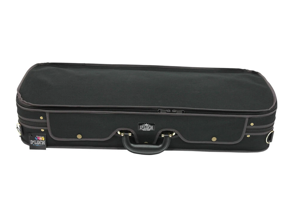 D'Luca Double Violin Case Black-Burgandy - Image 4 of 4