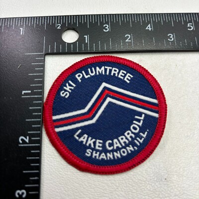 HTF Snow SKI PLUMTREE LAKE CARROLL SHANNON Illinois Patch Fawnridge 471P