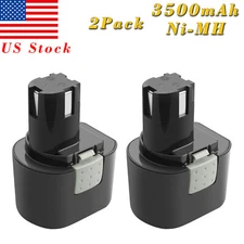 2x 3500mAh 7.2V Ni-MH Battery for Ryobi 1311146 1400669 HP961 HP961K HP962 RY961