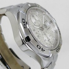 TAG HEUER CAP2111.BA0833 Aquaracer Chronograph Calibre 16 Silver Overhauled 3