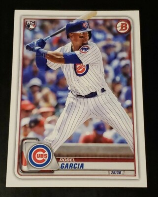 2020 Bowman Paper Base #36 Robel Garcia RC Chicago Cubs PWE