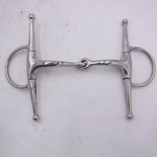 5" Korsteel Full Cheek Eggbutt Snaffle Bit