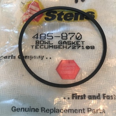 Stens 485-870 Float Bowl Gasket for Tecumseh 27109 Kohler 200375 Gravely 010925