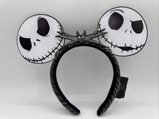 Disney Nightmare Before Christmas Jack Skellington Bat Minnie Ears Headband