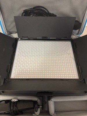 Nanlite MixPanel 150 RGBWW LED Panel Light with Barndoors
