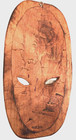 Carved Wooden Tribal Mask from Africa for display 12" x 7" — photo 2