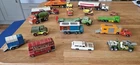 16 Vintage Diecast Toy Vehicle Job Lot Matchbox Corgi Dinky Cars .Tanker,sweeper