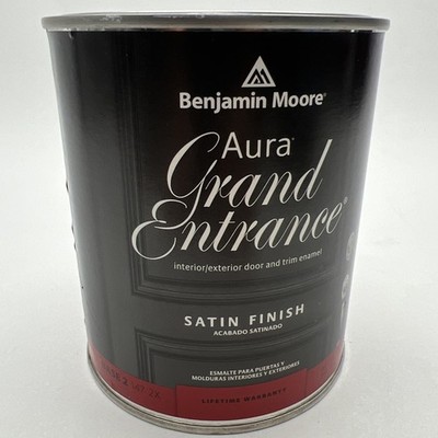Satin Benjamin Moore Aura Grand Entrance Interior Ext Door Trim Enamel Base 2