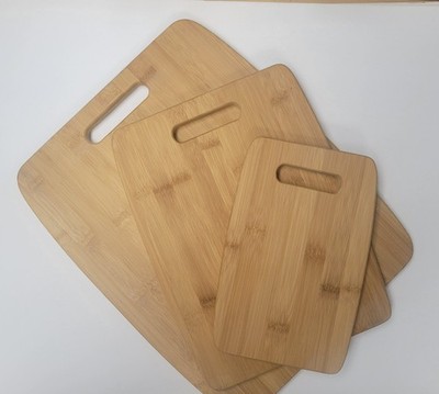 3-Piece Bamboo Cutting Board Set   Unbranded   Ideal for Laser Engraving