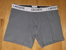 Lacoste Men's Cotton Blend Boxer Briefs, Size XL 