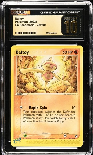 Baltoy graded CGC 10 for sale on eBay