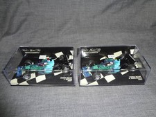 Two RA107s PMA 1/43 Minichamps HONDA RA107 J.Button 2007/R.Barrichello 2007