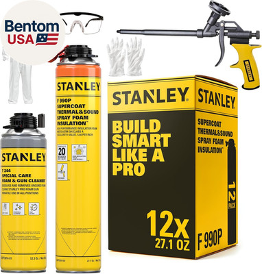 F 990P Supercoat Spray Foam Insulation Kit - Closed Cell Spray Foam Covers up to