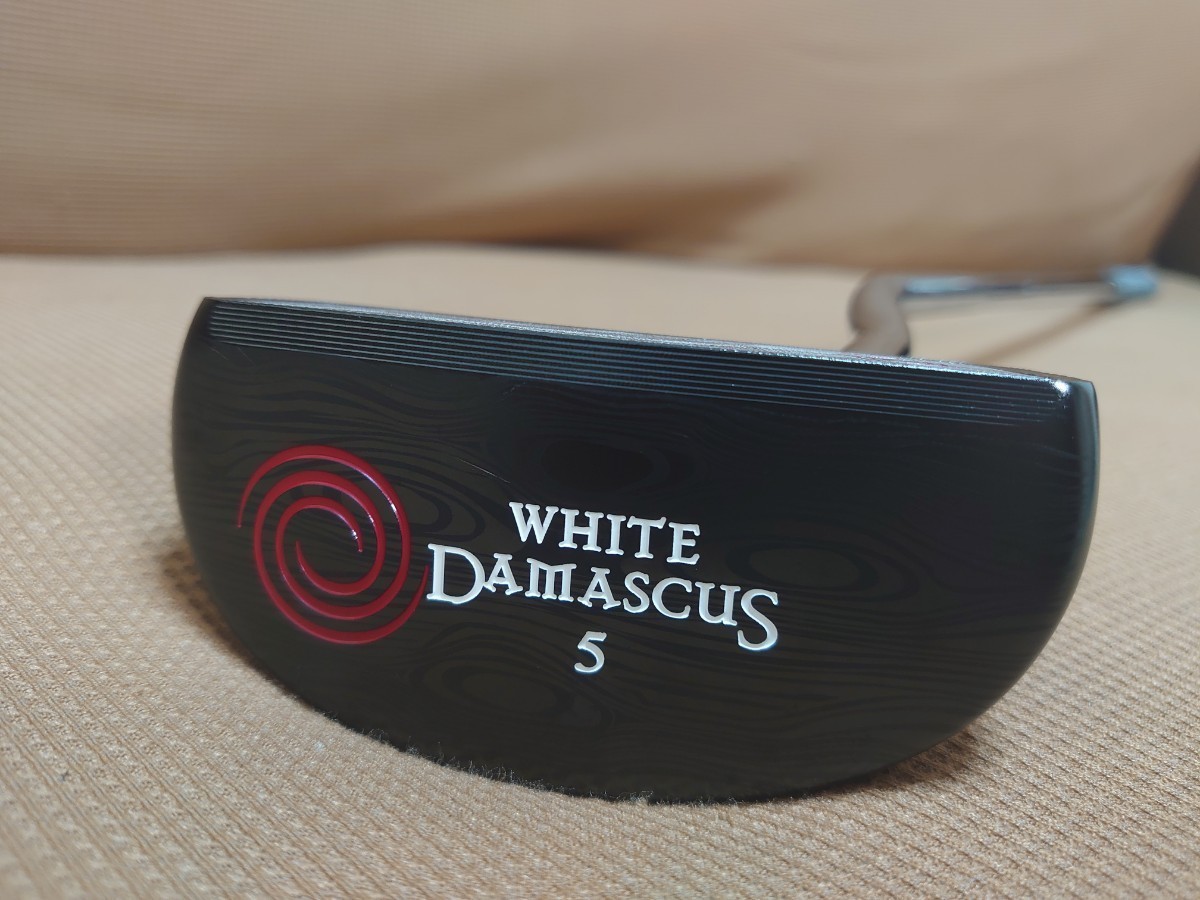 Odyssey White Damascus Black 5 Putter 34 Inch Like New Condition