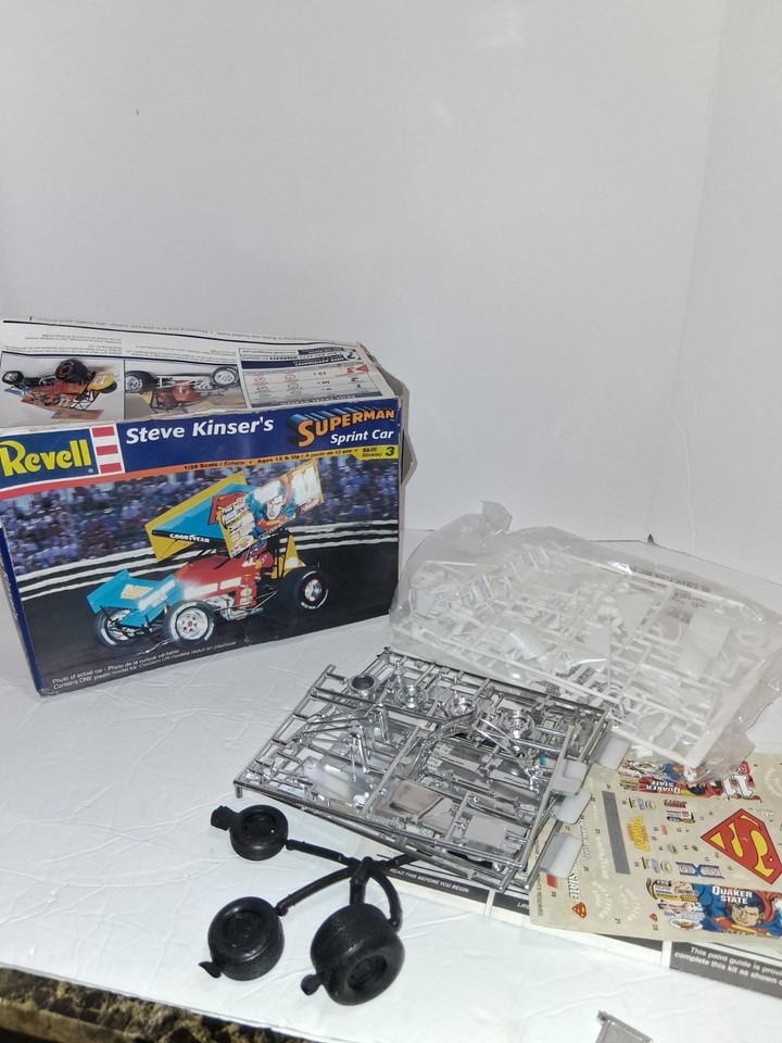 Superman Sprint Car Stock Car Plus Zerex Thunderbird Revell- Monogram 1 ...