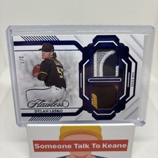 2023 Panini Flawless - Dual Patches Dylan Lesko #DP-DL Sapphire /7 (MEM, RC)
