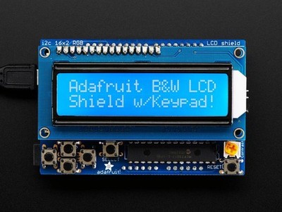 Adafruit LCD Shield Kit inkl. 16x2 Zeichen LCD Display, 2 x I2C Pins