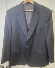 Italian Custom Tailors Gray Suit Jacket Men's Size 44R