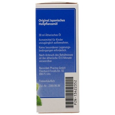 JHP Rödler Japanisches Minzöl ätherisches Öl, 30 ml PZN 13422352