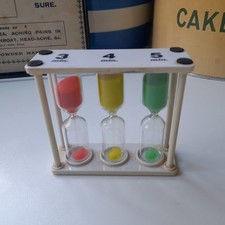Vintage Retro Egg Timer 3 Stage Egg Timer Kitchenalia