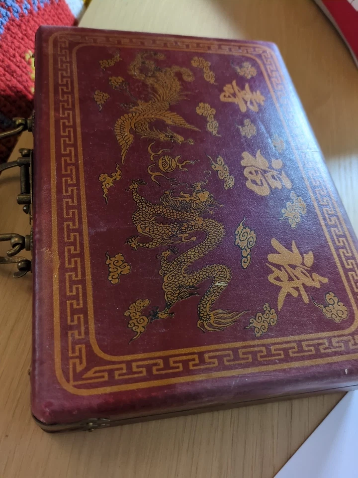 Vintage Mahjong Set in Wooden Box, Never Played. Fully Complete. Box Scuffs - Image 2 of 4